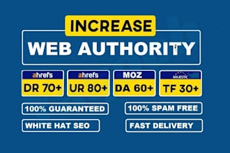 increase domain authority moz da with high quality backlinks