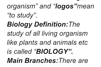 do fast typing for biology and chemistry notes