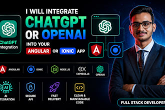 integrate chatgpt or openai into your angular or ionic app