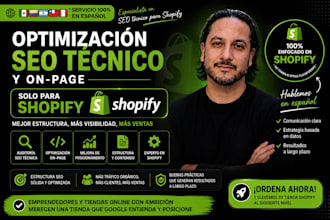 optimizaré el SEO de shopify para el crecimiento de ecommerce y tráfico orgánico