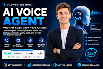 professionally set up and customize vapi ai calling agents,retell ai voice agent