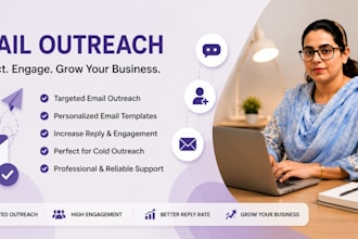 find verified emails, write outreach templates and send cold emails manually