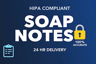 do hipaa compliant medical scribing and soap notes for US clinics