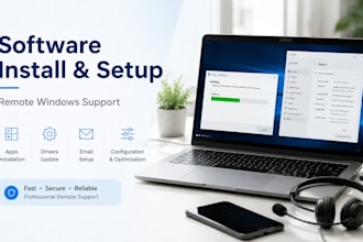install and configure software remotely on your windows PC