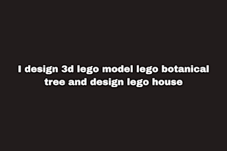 design 3d lego model lego botanical tree design lego house