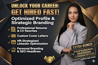 do professional resume writing, ats CV, cover letter and linkedin
