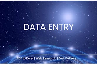 do professional data entry and file conversion
