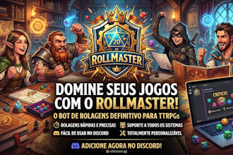 build a rpg dice roller bot for discord