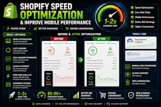 do shopify speed optimization and improve mobile performance