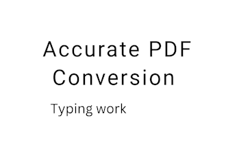 convert PDF to word or excel professionally