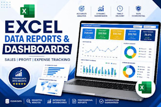 design excel reports and dashboards