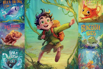 children book cover and children book illustrations