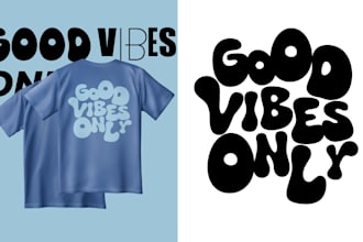 create modern minimalist typography design for your brand
