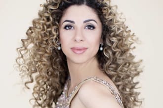 record a natural female voice over in 3 languages