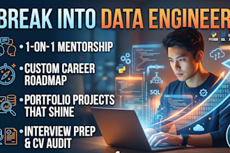 help you break into data engineering with interview prep and resume review