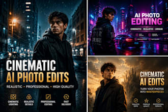 create cinematic ai photos and realistic photo edits