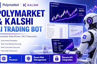 high level ai polymarket bot, kalshi bot, trading bot, telegram bot
