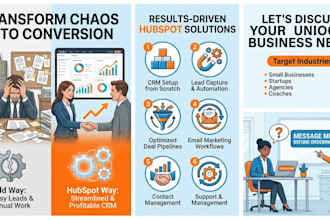 implement, setup and integrate hubspot CRM for your business