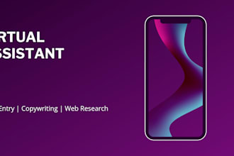 be your  copywriter and virtual assistant