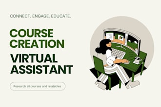 course creation virtual assistant, VA course creation