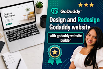 design pr redesign perfect godaddy website for your business