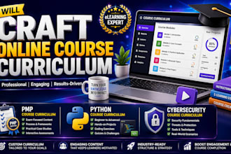 craft online course curriculum elearning pmp course python cybersecurity course