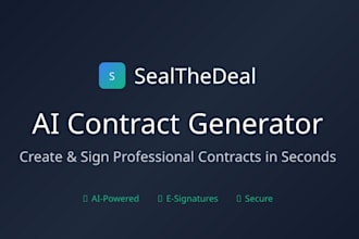 develop saas ai document generator website, ai contract, ai proposal generator