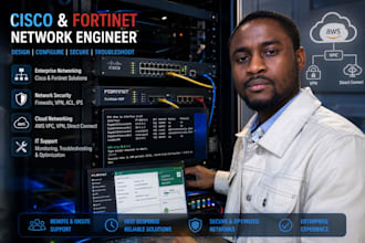 cisco router switches and fortigate