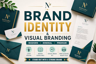 design professional brand identity and visual branding