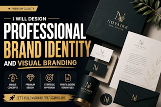 design professional brand identity and visual branding