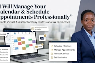 manage your calendar and schedule appointments