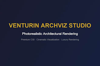 create photorealistic architectural renderings and cgi visualization