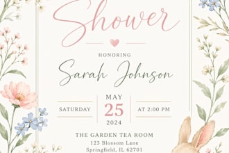 design a professional flyer or invitation for your event
