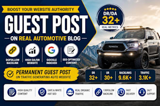 high da guest post on quality auto blog