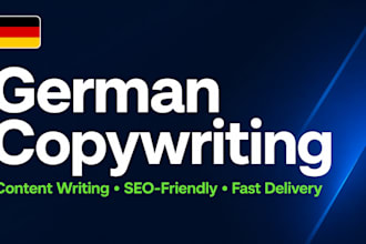 write professional german blog posts and SEO content