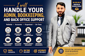 handle your admin, bookkeeping, and back office support