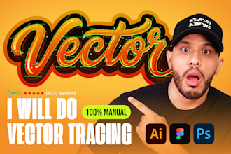 convert png to vector and recreate logo manually in adobe illustrator