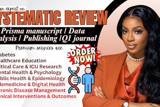 write medical manuscript, systematic review, meta analysis, healthcare, prisma