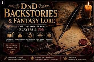 help you write a unique dnd character backstory