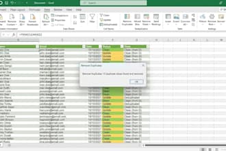do excel data cleaning and excel data analysis and dashboard