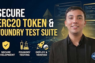 write and deploy a secure erc20 token with foundry tests