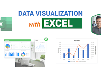 create dynamic excel dashboard graph charts and data visualization