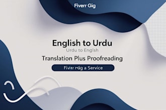 accurate urdu to english translation with proofreading