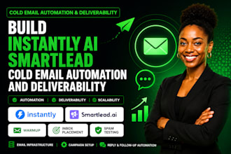 build instantly ai smartlead cold email automation and deliverability