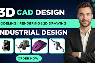 do 3d cad design 3d product design 3d cad model industrial design in solidworks