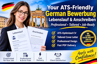 help create your ats german anschreiben lebenslauf and bewerbung
