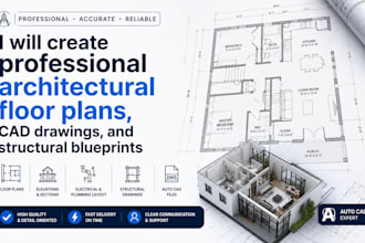 create architectural floor plans, cad drawings, and structural blueprints