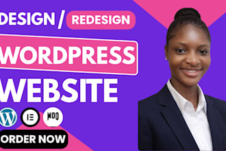 develop modern wordpress website with elementor and woocommerce