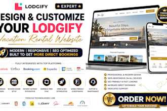 design and customize your lodgify vacation rental website