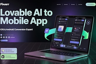 convert your lovable ai web app to ios and android mobile app with deployment